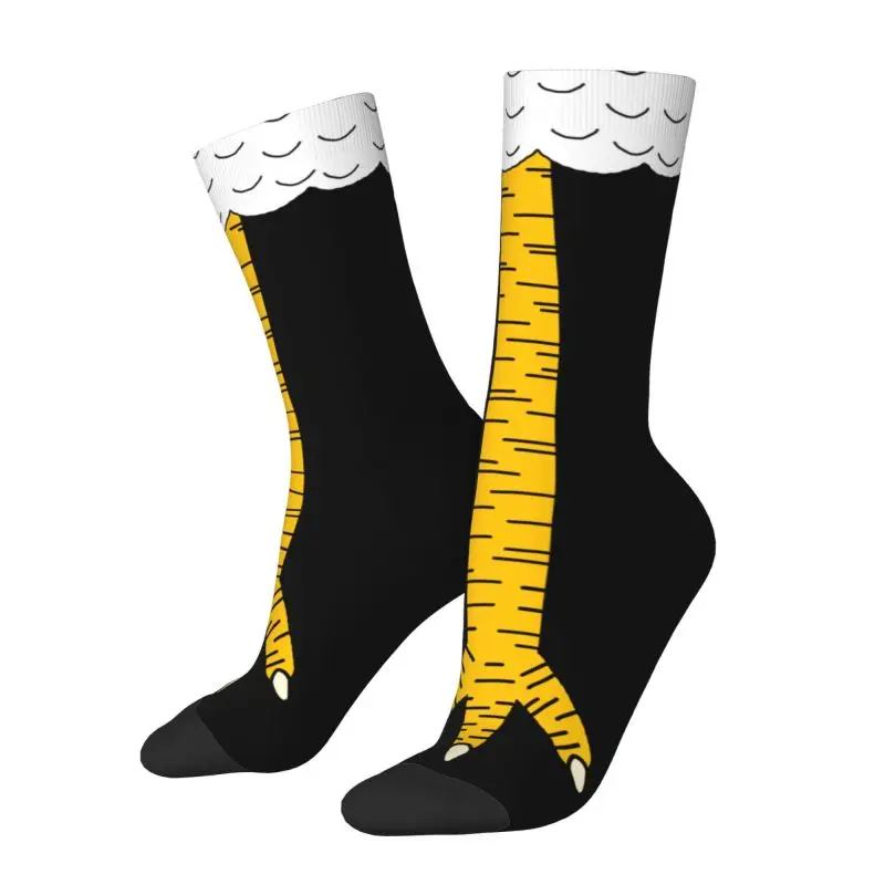 Funny Chicken Leg Socks - Cool Mens Funny Chicken Legs Dress