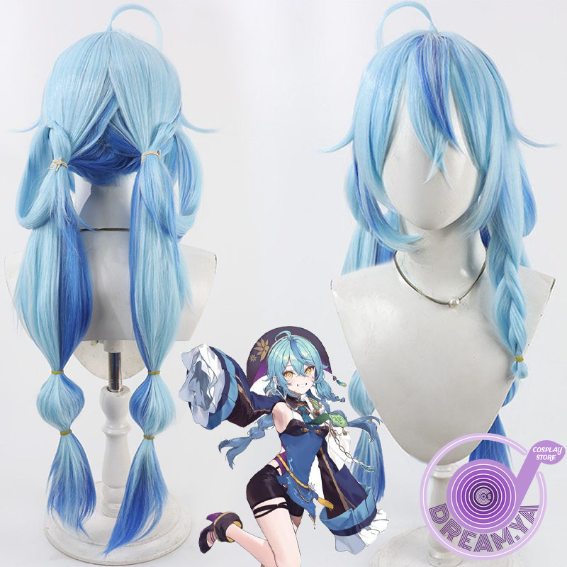 Yukihana Lamy Cosplay Wig Vtub - Anime Cosplay Wig Heat Resistant review and price