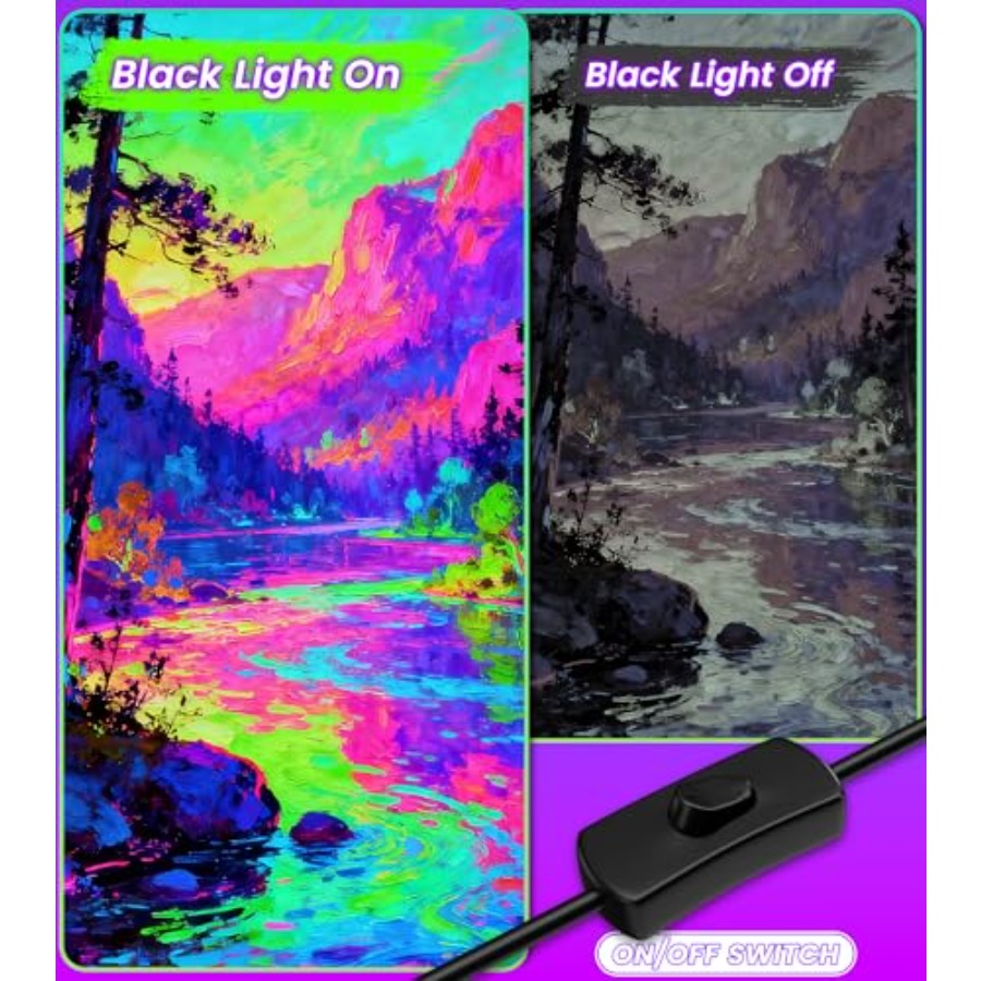 4W Pack LED Black Light Bar, B - Party Supplies review and price