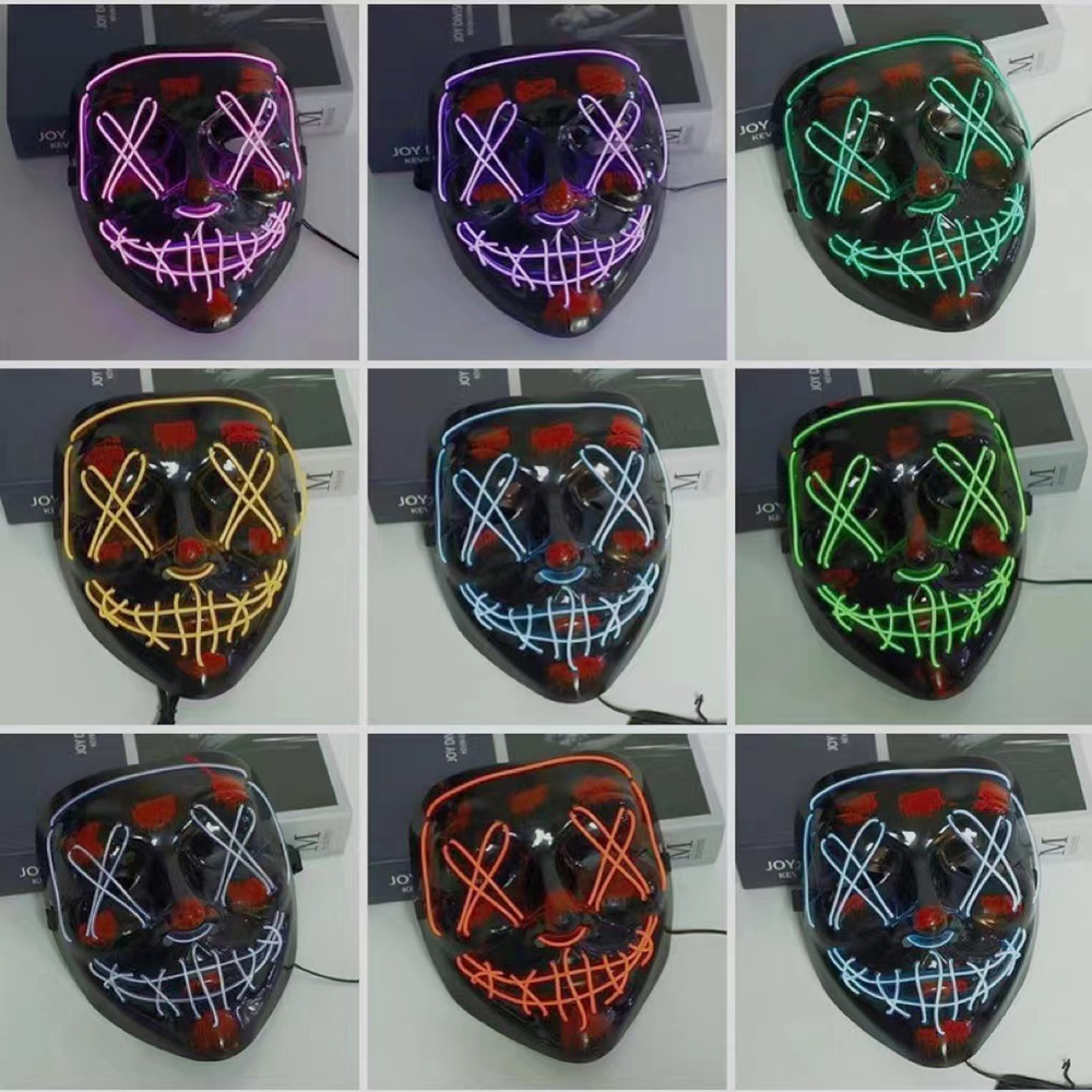 Halloween Masks For Men Women  - Led Purge Mask Halloween review and price