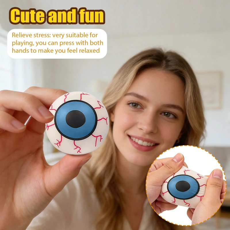 Hot Sale Scary Eyeball Stress  - Prank Toys review and price