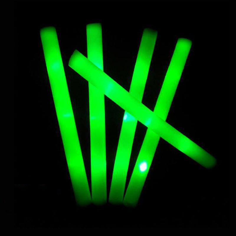 30/50 Pcs Led Foam Bar Glow In - Flashing Led Foam Sticks Party review and price