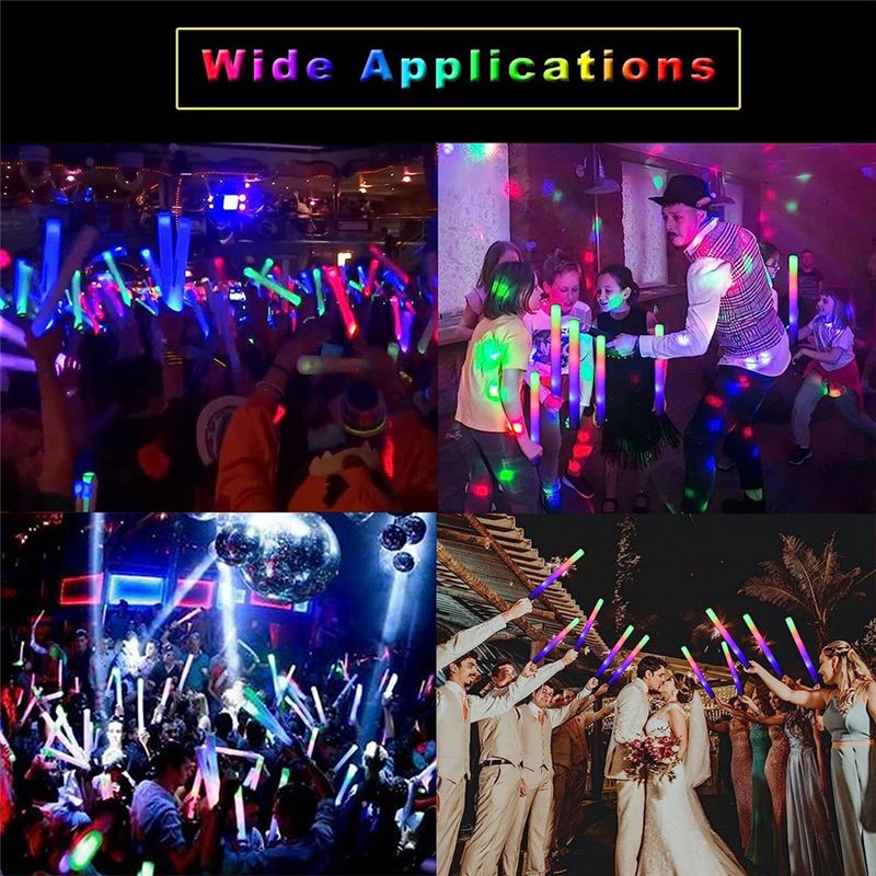 A75K Glow Sticks Bulk, LED Foa - Flashing Led Foam Sticks Party review and price
