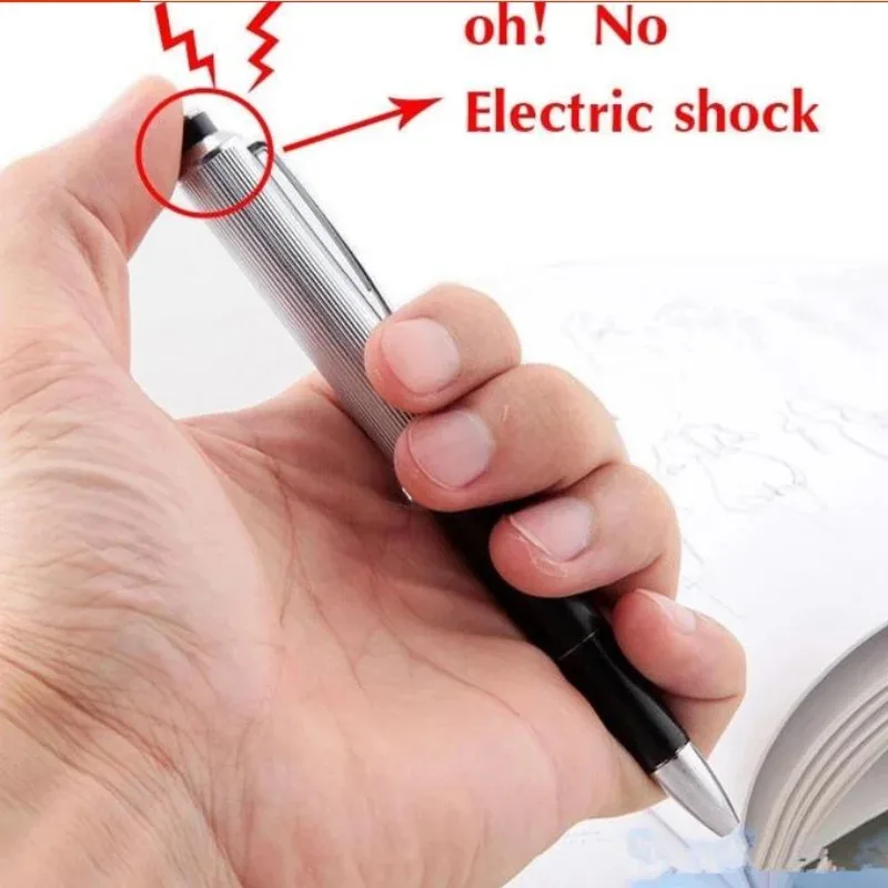 11L^1pcs Creative Electric Sho - Shock Pen Prank Toy review and price
