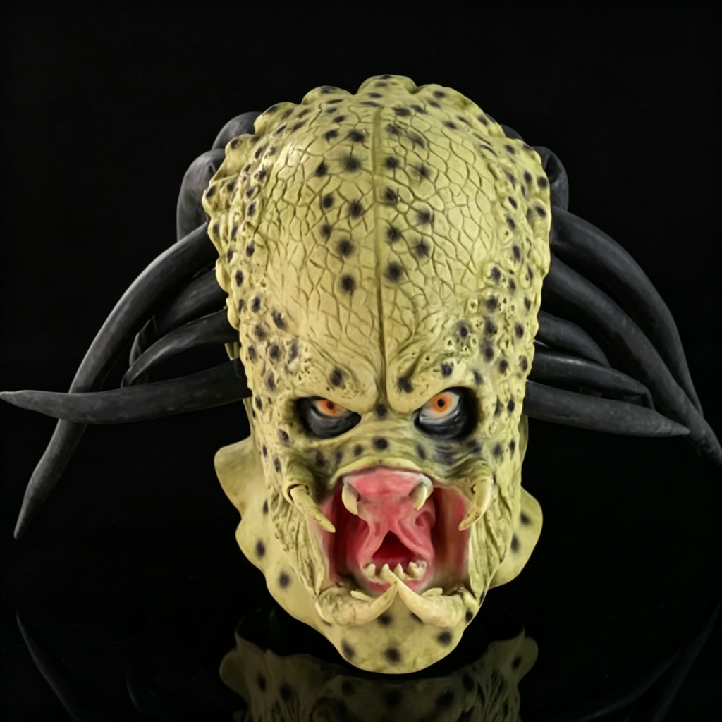 Realistic Predator Full Head M - Latex Alien Mask Realistic review and price