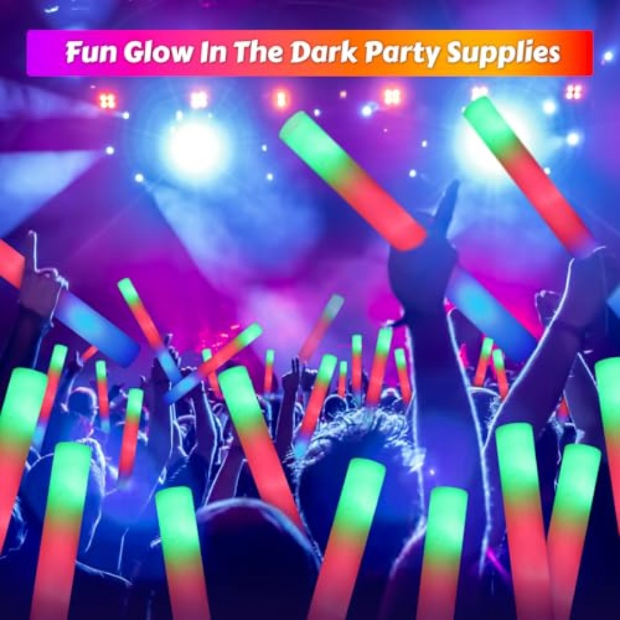 70 PCS LED Foam Glow Sticks Bu - Flashing Led Foam Sticks Party review and price