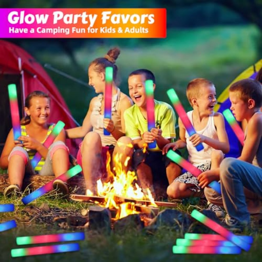 70 PCS LED Foam Glow Sticks Bu - Flashing Led Foam Sticks Party review and price