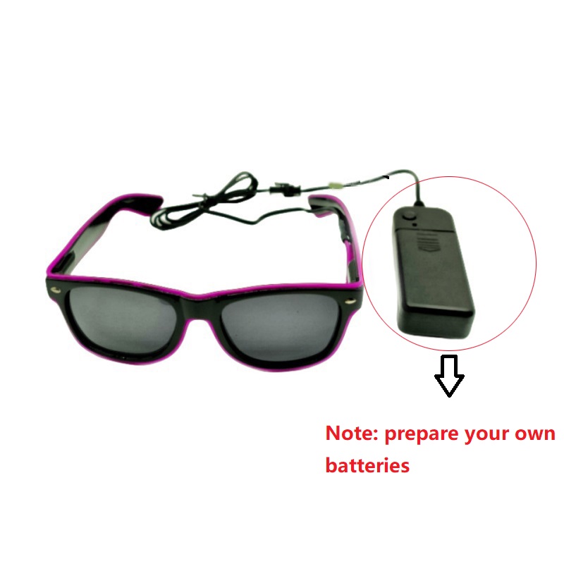 NEW Led Glasses Lights Rave Pa - Glow In The Dark Party Glasses review and price
