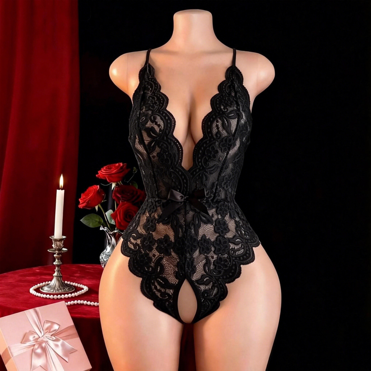 Hot Crotchless Sexy Lingerie F - Costumes review and price