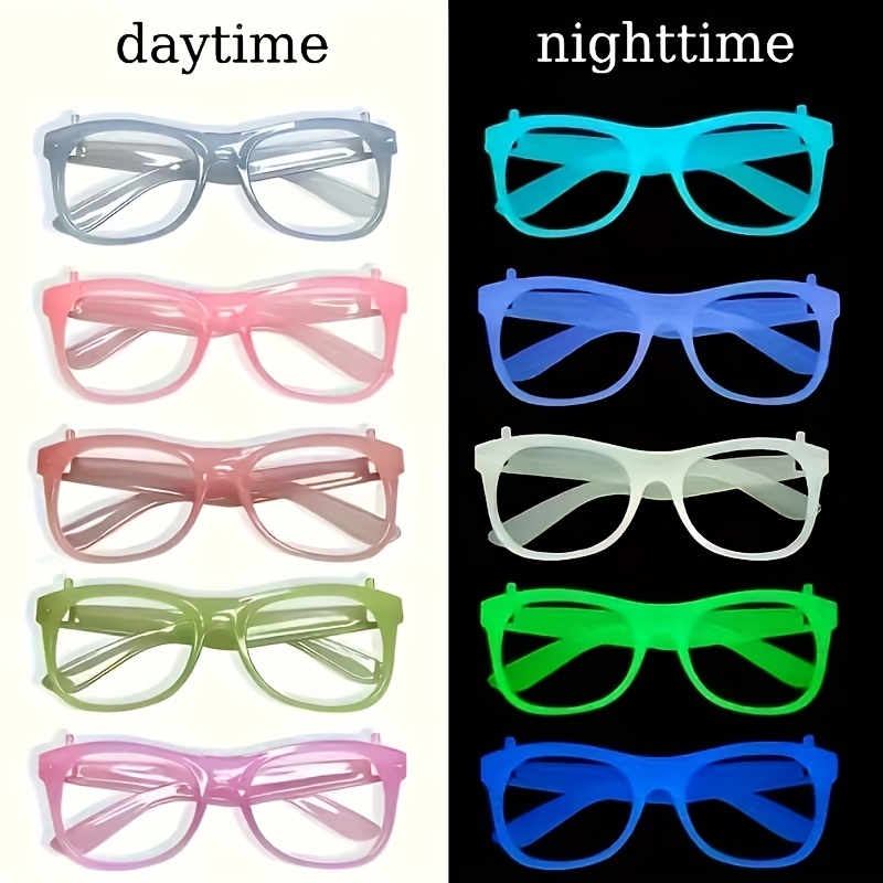 5/12 Pairs of Randomly Colored - Glow In The Dark Party Glasses review and price