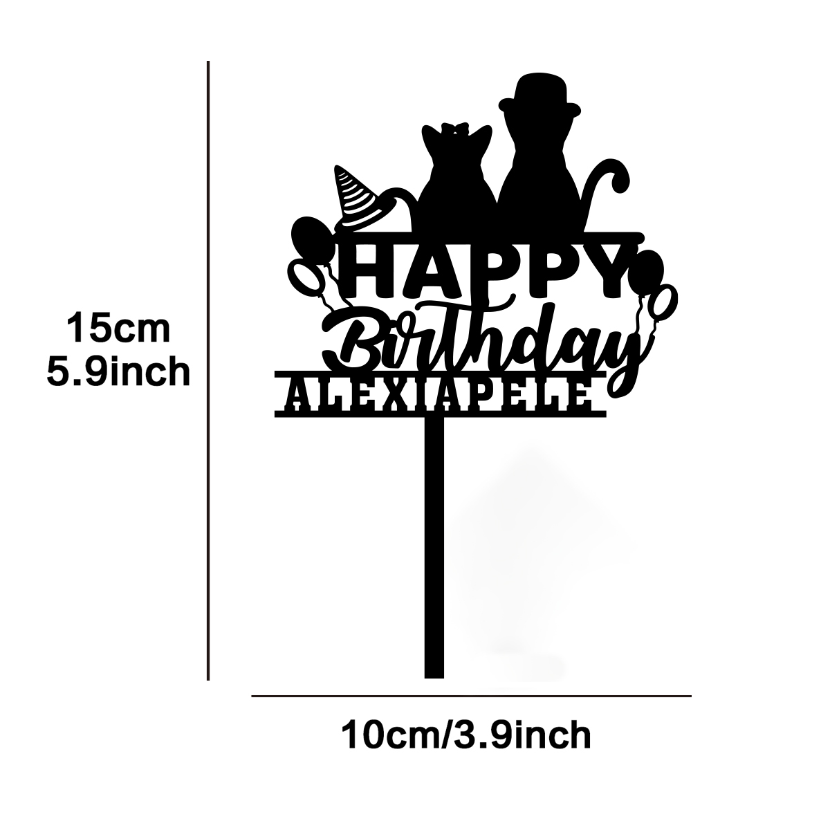 1PC Diy Birthday wishes full o - Party Supplies review and price