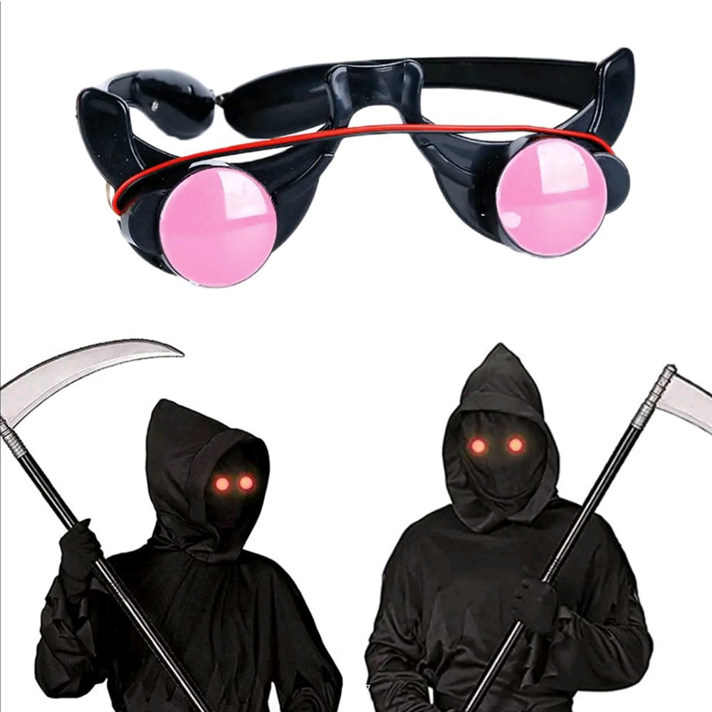 Halloween Horror Red Eye Glass - Glow In The Dark Party Glasses review and price