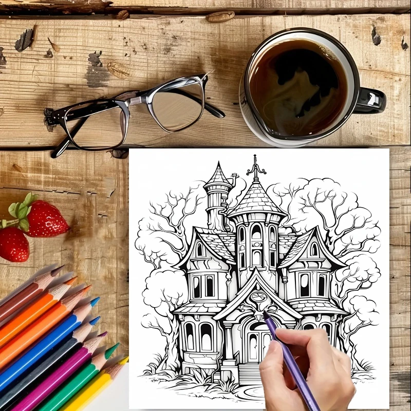 Haunted House Coloring Book fo - Party Supplies review and price