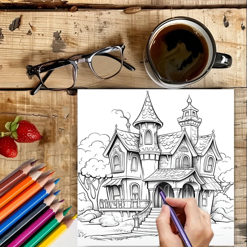 Haunted House Coloring Book fo - Party Supplies review and price