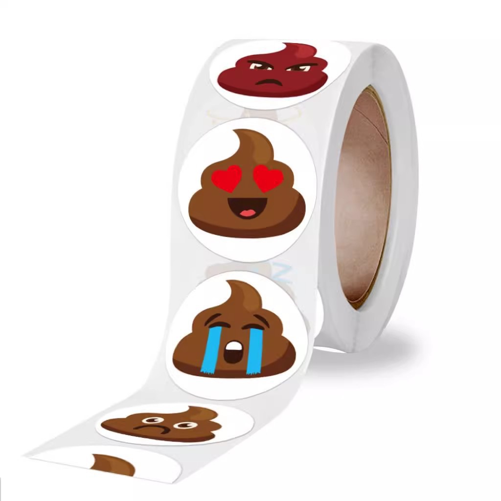 100-500pcs Funny Poop Cartoon  - Prank Toys review and price