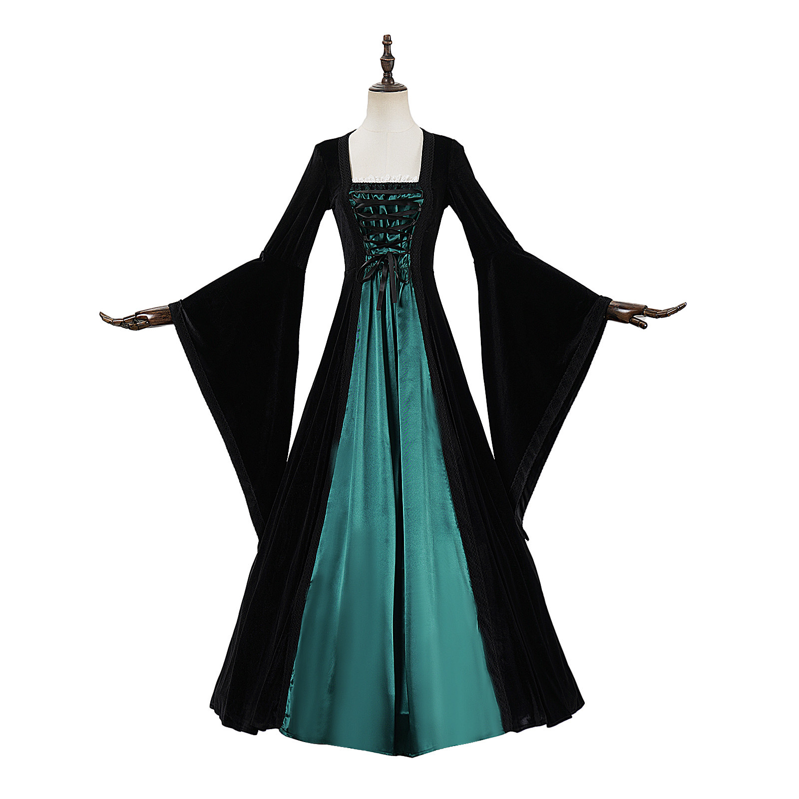Halloween vintage corset dress - Medieval Renaissance Dress Women review and price