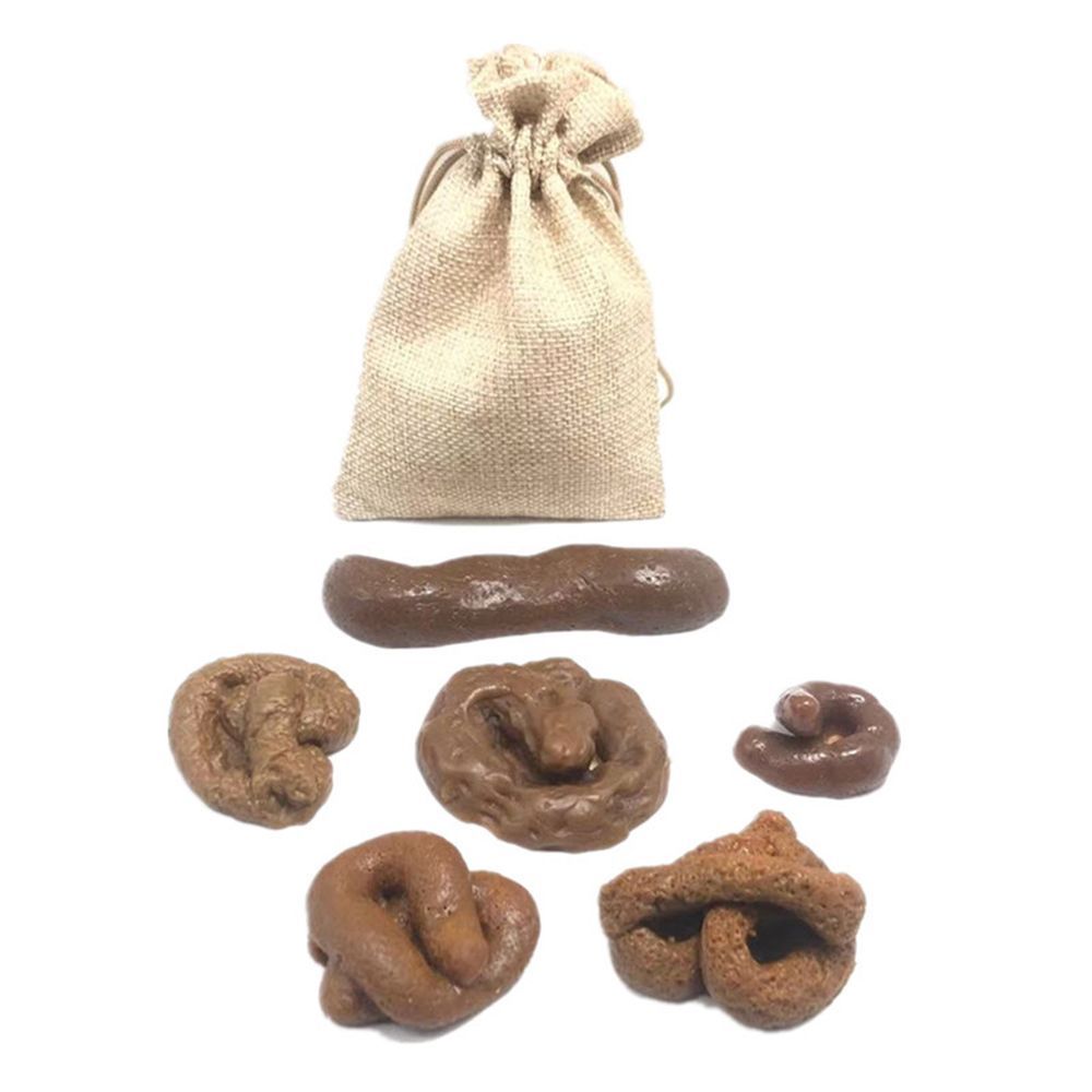 6Pcs Turd Tricky  Gadget Squis - Fake Poop Gag Gift review and price