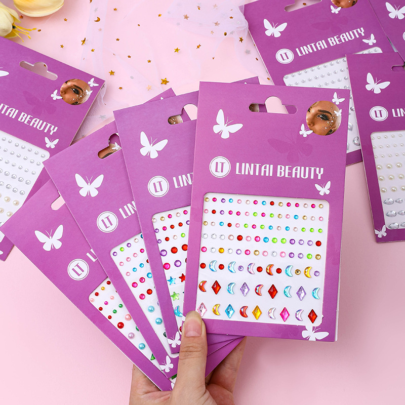 Hot Selling Face Gems Stickers - Party Supplies review and price