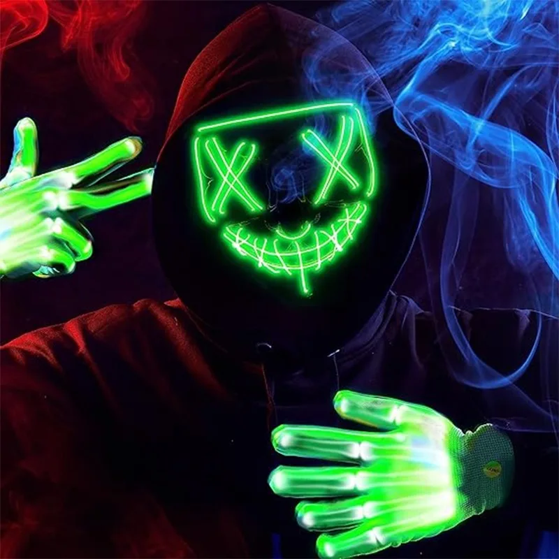 Led Mask Halloween Carnival Ch - Led Purge Mask Halloween review and price