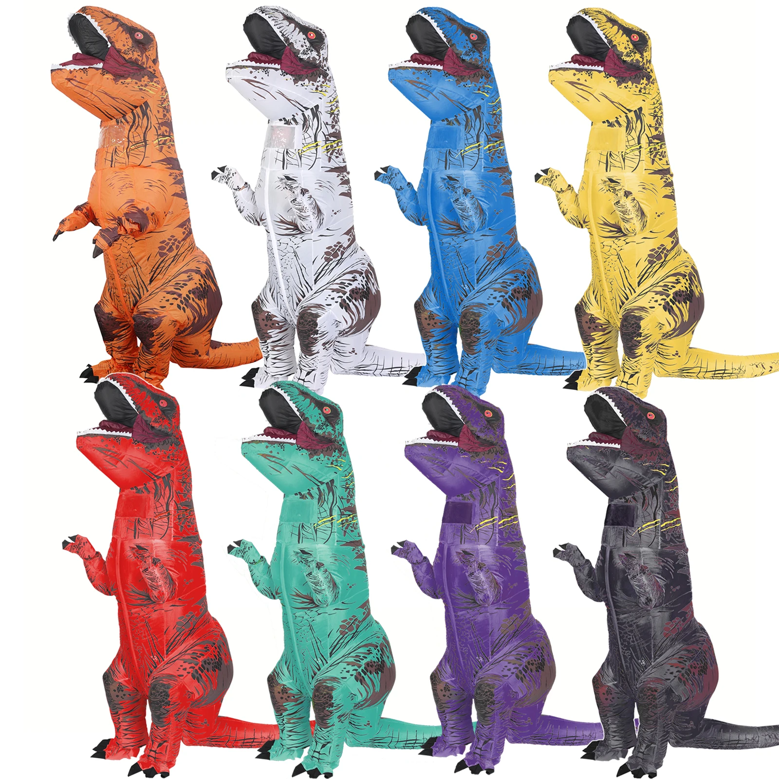 Tyrannosaurus Inflatable Dinos - Inflatable Dinosaur Costume Adult review and price