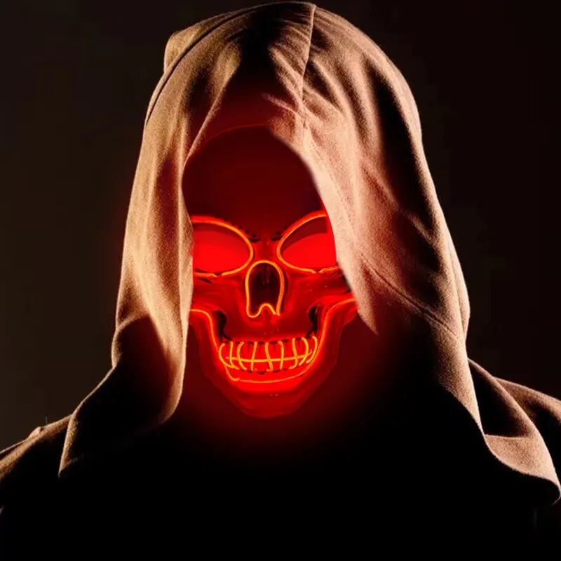 Neon Mask Led Light Up Party M - Led Purge Mask Halloween review and price