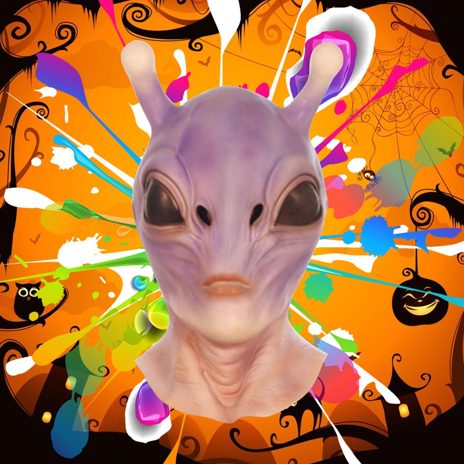 Full Head Realistic Halloween  - Latex Alien Mask Realistic review and price